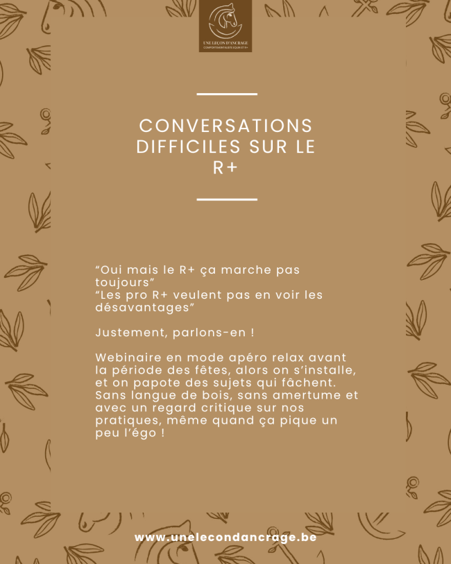 Webinaire : Conversations difficiles autour du R+